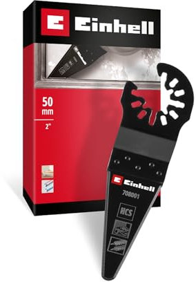 Original Einhell Schaber Spitz (CrV/SK7 Klinge, Schnellwechselfunktion, Elektrophorese-Finishing)