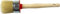 EFO Round Paint Brush Ø 50 mm | Paint Brush with Natural & Synthetic Bristle Blend | Furniture Paintbrush for Chalk Paint, Wax, Varnish, and Oil | Wax Brushes for Furniture | Ergonomic Wooden Handle