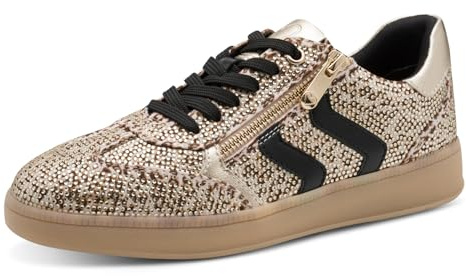 MARCO TOZZI Damen Sneaker weiches Feel Me Wechselfußbett weiches Innenfutter Modern
