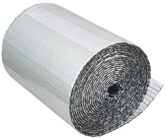 Foil Insulation Roll Radiator Heat Reflector Back Foil Reflective Length 5M Film Pad Aluminum with Sticker 50Cm*5M