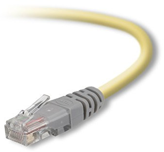 Belkin Cable de red cruzado CAT5e de 6 pies (amarillo)