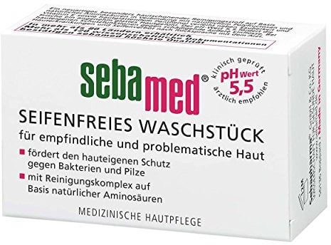 Vorteilspack Sebamed Seifenfreies Waschstück 5 x 50g