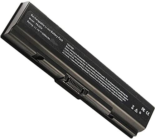 WXKJSHOP Replacement Laptop Battery for Toshiba Satellite PA3534U-1BRS A200 L300 A210 A300 L300D L450 L500 PA3533U-1BAS PA3534U-1BAS PA3534U-1BRS PA3535U-1BAS PA3535U-1BRS 4400mAh 10.8V/11.1V