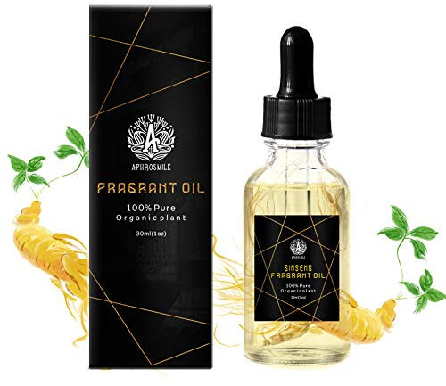 Ginseng Körperöl, Aromatherapie Ginseng Duftöl mit getrocknetem Ginseng, 30ml Ginseng Parfümöl für Massage, 1oz Ginseng duftendes Öl für Haut & Haarpflege