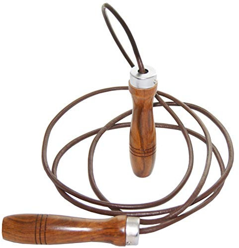 Leather Skipping Rope Jump Speed Rope for Fitness Training, Boxing, Hiit, Weight Loss & Cardio (Regular)