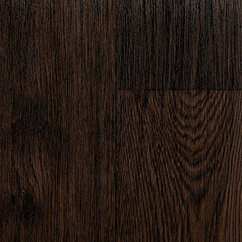 PVC Bodenbelag Meterware Holzoptik dunkel CV Bodenbelag Meterware für Schlafzimmer und Wohnzimmer Vinyl Meterware in 200 und 400 cm Breite | Variante : 4m x 7,5m