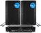 Vonyx VSA12P 12 Passive PA Speaker System with VXA-2000 Amplifier & Speaker Cables, 800W DJ Audio System for Live Events, Stage Monitoring, Club Venues & Mobile Performances, ABS Lightweight Build