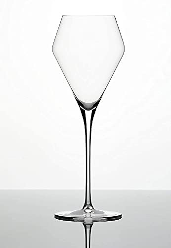 Zalto Denk'Art - Copas de vino dulce en caja de regalo | Copas de vino sopladas a mano | Juego de 1, 2 o 6 unidades | Apto para lavavajillas + paño especial para limpiar vasos (2 unidades)