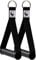 Slim Panda Exercise Handles, Resistance Band Handle, Heavy Duty Handle Attachments for Cable Machine, Pull Down Home Gym for Fitness, Workout, Crossover Tricep Exercise (Black-Pro-Rubber)