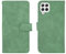 GOGME Leder Hülle für Samsung Galaxy A22 4G Edition/Galaxy M22, Premium PU/TPU Folio Schutzhülle Handyhülle, Flip Case Cover Klapphülle mit Standfunktion & Kartensteckplätzen, Grün