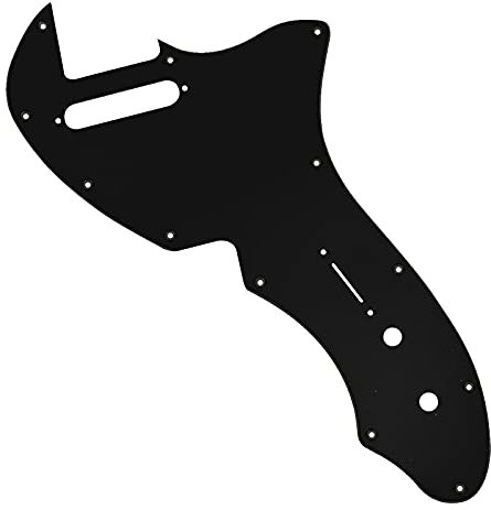 Yootones Thinline Schlagbrett, kompatibel mit 69 Telecaster Telecaster Thinline Re-Issue-Gitarrenteil (3-lagig, schwarz), 1 Stück