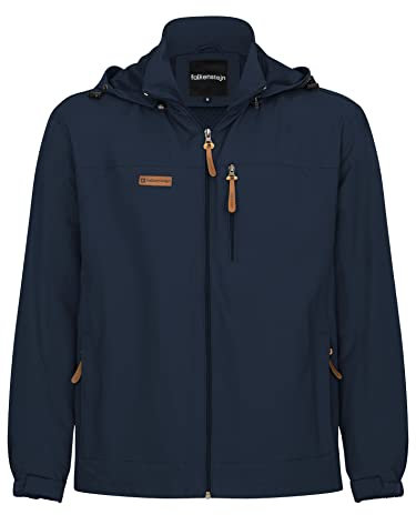 FALKENSTEJN Anorak Veste coupe-vent légère d'été, bleu marine, 5XL