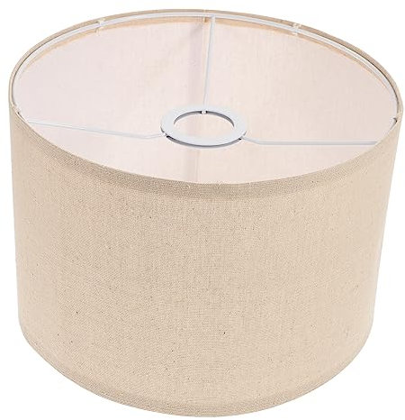 Pantalla De Tela Pantalla De Lámpara De Tela Pantalla De Lámpara Hecha a Mano Pantalla De Lámpara De Campana Cubierta De Pantalla De Pie De Polivinilo Colgante Mesa E27