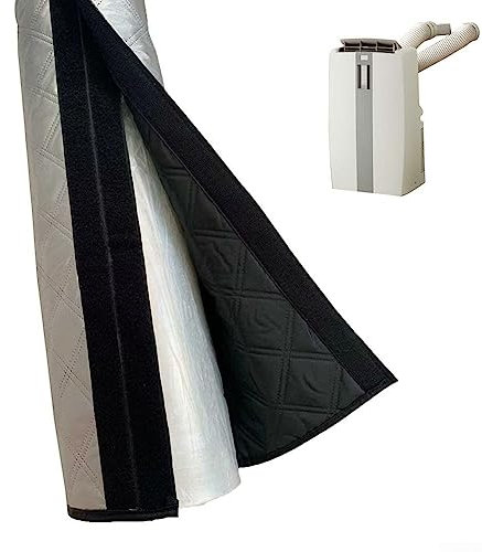 Oniissy Housse de tuyau de climatiseur | Housse de tuyau de climatiseur lavable – Anti-poussière lavable pour extérieur – Protection argentée