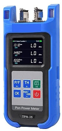 Tragbarer Glasfaserkabeltester, 1310/1490/1550 nm optischer PON-Leistungsmesser, Orientek TPN-35 PON-Netzwerktester, Glasfaser-Leistungsmesser, OTDR-Tester SC/UPC SC/Akkurate Messung (Color : SC-UPC