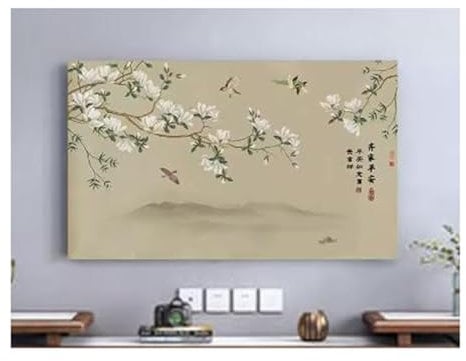 SenhE Universal-TV-Staubschutz, Fernseher-Außenabdeckung, LCD-LED-Wandmontage, Gebogene Bildschirmabdeckung, Plasma-TV-Bildschirmschutz, Tuch, Schlafzimmer