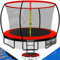 KESSER® Trampolin Ø 305 cm | TÜV Rheinland GS Zertifiziert | Gartentrampolin für Kinder bis 150 kg | Komplettset mit Sicherheitsnetz, Leiter, Randabdeckung und Zubehör