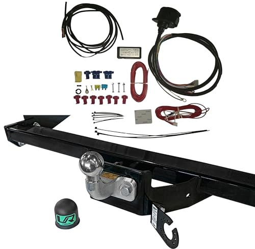 UmbraRimorchi Fester Flansch Deichsel + 13-polige PDC-Universal Kompatibel Mit Ford Transit HYBRID 2019+