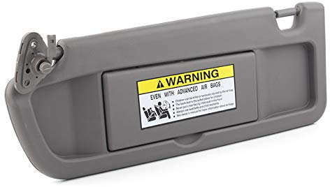 generic SIKUAI - Parasol para el lado del conductor, lado izquierdo, color gris, para HONDA Civic 2006-2011, sin luz, NH598L, parte interior del coche