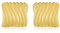 Gold Ohrringe Große Ohrstecker Damen, Große Klobige Ohrstecker 14K Geometrische Ohrringe Hypoallergen Quadrat Ohrstecker Gestreifte Ohrstecker Statement Dicke Ohrstecker Ohrringe Schmuck Geschenk