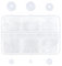 Anti Wildfleisch Piercing Disc, Piercing Bump Ohrringe Pads, Silikon Ohrring Rückseiten Disc, Gemischte Größe Transparente Piercing Scheibe, Piercing Keloid Disc für Schwellungen Vorbeugen (60)