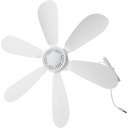 Warmhm Handventilator Kinder 1 Satz Usb-betriebener Lüfter Innenkühlung Tischventilator Akku Aufladbar Geräuscharmer Deckenventilator Usb Stark Tischventilatoren Haustier-fan Kanallos Kleiner Usb