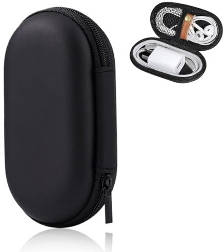 OQKAHIV 1 Pezzi Custodia Rigida per Caricatore, Custodia Per Hard Disk Esterno, Portatile ElettronicaPortaoggetti Borsa Cover per Charger/Magic Mouse/Cavo, Organizer per Viaggi Accessori