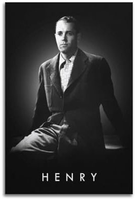 ASDBHGFF Henry Fonda Schauspieler-Poster, dekoratives Gemälde, Leinwand, Wandposter und Kunstdruck, moderne Familienschlafzimmer-Dekoration, Poster, 20 x 30 cm