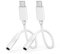 iPhone 16 15 Kopfhörer Adapter, 2 Stück [MFi Zertifiziert] Adapter USB C auf Klinke USB C auf 3,5‑mm-Kopfhöreranschluss Adapter Aux Audio für iPhone 16/16 Plus/16 Pro/16 Pro Max/15/15 Pro/15 Pro Max