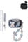 Silicone Protective Case for Sony WF1000-XM5 Earbuds - Durable and Eco-Friendly Bluetooth Earphone Cover with Precise Holes and Charging Compatibility - Shock-proof, Comfortable Touch,Blue
