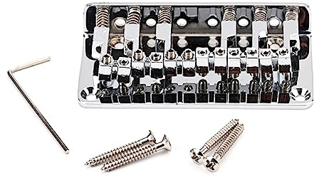 Metal Gitarre Feste Hardtail Bridge Roller Sattelbrücke Austausch Für 6-saitige E Gitarren Roller Sattel