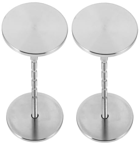 GALPADA 2pcs Metal Door Hole Cover Plate Fingerprint Lock Hole Filler for Security and Main Entrance Doors for Indoor Use