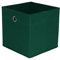 2 Stück Faltbox Dunkelgrün 28 x 28 x 28 cm Aufbewahrungsbox faltbar