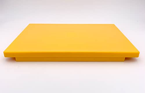 MC Ristorazione Tagliere Professionale, Polietilene, Giallo, 30x40x2 cm