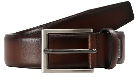 bugatti Herren 37600-1401 Gürtel, per pack Braun (Brandy 44), 90|#90|#674 (Herstellergröße: 90)