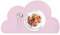 HONGXIN-SHOP Platzdeckchen rutschfeste Silikon Kinder Platzset Wolken-Form Tischset Abwaschbar rutschfeste Tragbar Tischunterlage Tisch für Baby Kinder, Rosa
