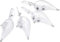 Starbun Crankbait - 10Pcs Blank Crankbait unbemalte Harte Köder Angelköder Tackle DIY Zubehör