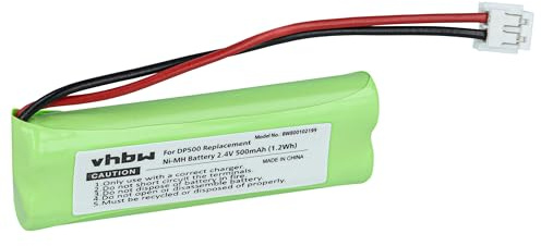 vhbw 1x Akku kompatibel mit Medion Life S63114 | MD83244 schnurlos Festnetz Telefon (500 mAh, 2,4 V, NiMH) - Ersatz für GP1010, GPHC05RN01, VT50AAAALH2BMJZ, VTHC04RN00