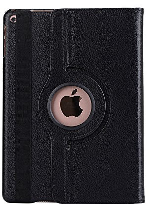 Tablet Case for Samsung Galaxy Tab 4 SM-T230 (7.0) 2014 PU Leather Tablet Case Cover with 360° Rotating Stand Custom-Fit Tablet Protection Case in BLACK