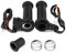 Universal Heated Motorbike Grips - 1 Pair 22mm(7/8) Electric Hot Grips, Black