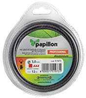 PAPILLON Hilo Nylon Desbrozadoras Cuadrado Dentado Profesional Ø 3,0 mm. Rollo 50 metros. Hilo Nylon Corte Desbrozadores Hierba,