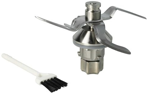 vhbw Couteau de mixeur compatible avec Vorwerk Thermomix TM5 robot de cuisine - Avec 4 couteaux en acier inoxydable, joint d'étanchéité inclus