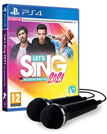 Let's Sing 2021 mit deutschen Hits [+ 2 Mics] (Playstation 4) [AT-PEGI]