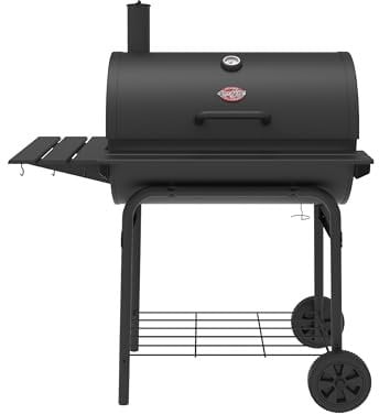 CHAR-GRILLER E2827 Pro Deluxe Holzkohlegrill, schwarz