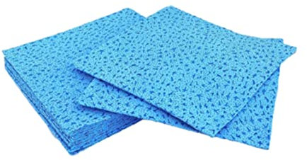 Chiffon étoilé bleu pour séchage et solvant anti-silicone, 40 x 40 cm, professionnel, carrosserie, peinture (62)