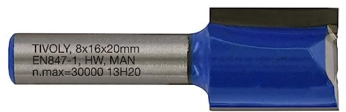 Tivoly XT60642067840 - Fresas de corte recto (2 cortadores rectificados con diamante, diámetro de 16 mm)