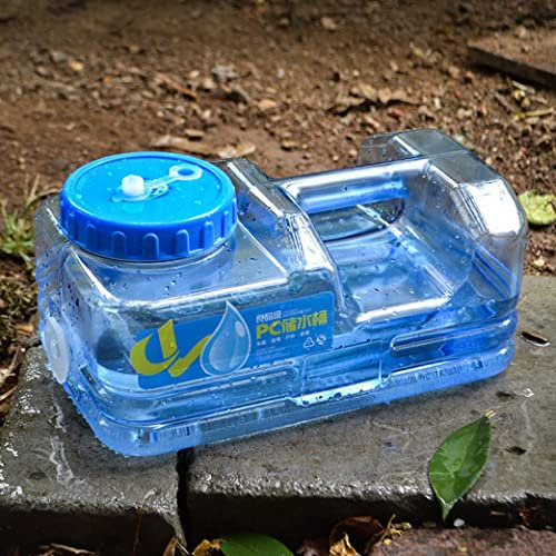 HoveeLuty Wasserbehälter mit Wasserhahn im Freien Wassertank Camping Wanderwasser Eimer mit Hahn tragbarem Wasserkanister 5L