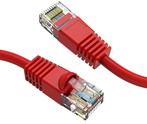Cable Central LLC (Red Cat6 Ethernet Cable 6 Ft Cat6 Patch Cable, Cat6 Cable, Cat6 Network Cable, Internet Cable - 6 Feet