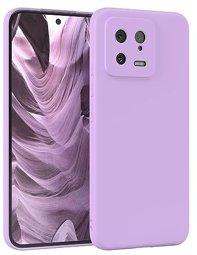 EAZY CASE - Silikonhülle für Xiaomi 13 Hülle Silikon Case Lila weich stoßfeste Handyhülle Xiaomi 13 Schutzhülle mit Kameraschutz Dünn Premium Schutz Cover TPU Phone Bumper in Violett