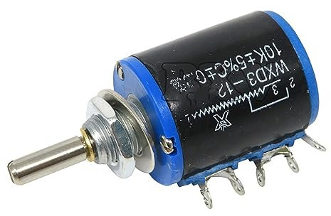 BIRGI 10PCS WXD3 WXD3-12 1W 1K 2K2 3K3 4K7 10K Ohm 100R 220R 470R 2,2K 3,3K 4,7K 1W Draht Potentiometer (Size : 3.3K Ohm)
